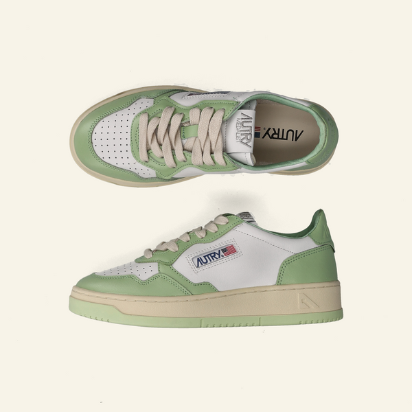LOW SNEAKER 01 | Bicolor Nile Green